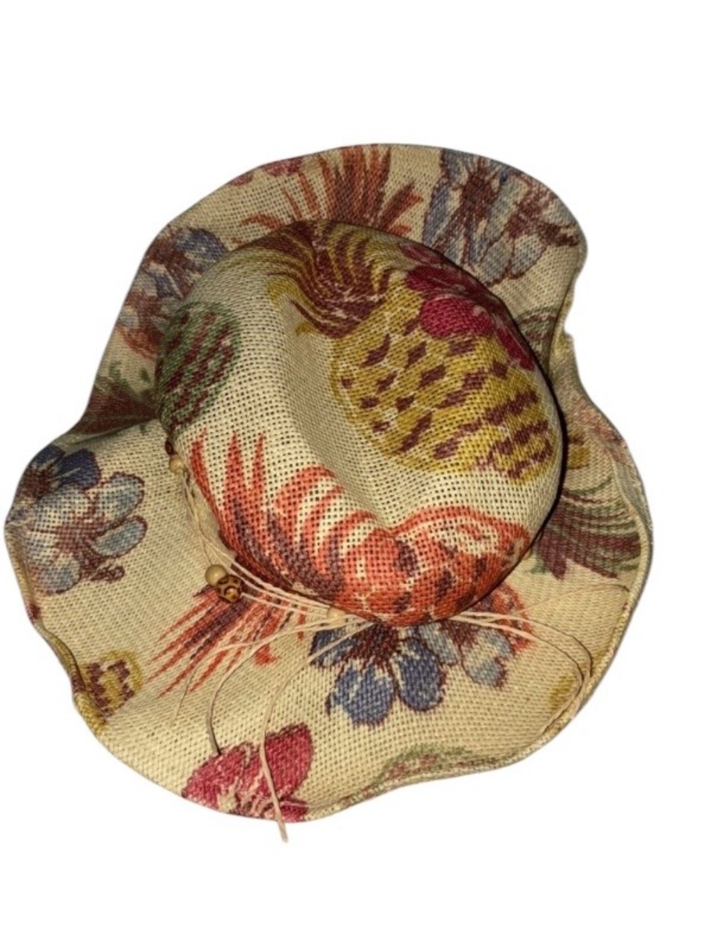 Floral Patterned‎ Women's Hat Sz M/L